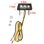 1pc Mini  Motorcycle LED License  Plate Light Motorbike LED  Rear Tail Number LED Motorcycle  License Plate Rear Tail Light