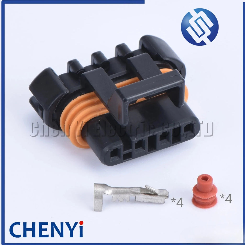 4 Pin Series Alternator Connector Coil Pack Oxygen Sensor connectors 12162144 12162102 For Toyota BUICK GM LS1 LS6