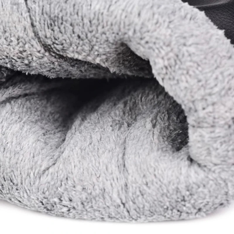 Motorcycle Scooter Thick Warm Handlebar Muff Grip Handle Bar Muff Rainproof Riding Protective Winter Warmer Thermal Cover Gloves