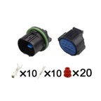 HP406-10021/HP481-10021 is a 10-pin connector for waterproof wiring harness plugs of Hyundai, Kia and Haval car headlights