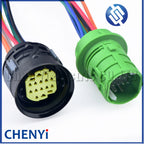 14 Pin Automotive Waterproof connector Headlight Wire harness Plug socket 10847366 DTBFHPE14BKSV For Fiat Ducato Maserati Sicma