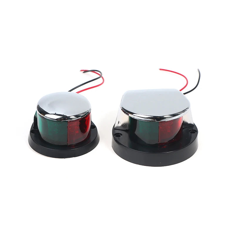 Red&Green Boat Lights 12V LED Bow Navigation Boat Light Red Green Sailing Signal Light for Marine For Boat Yacht Warning Light