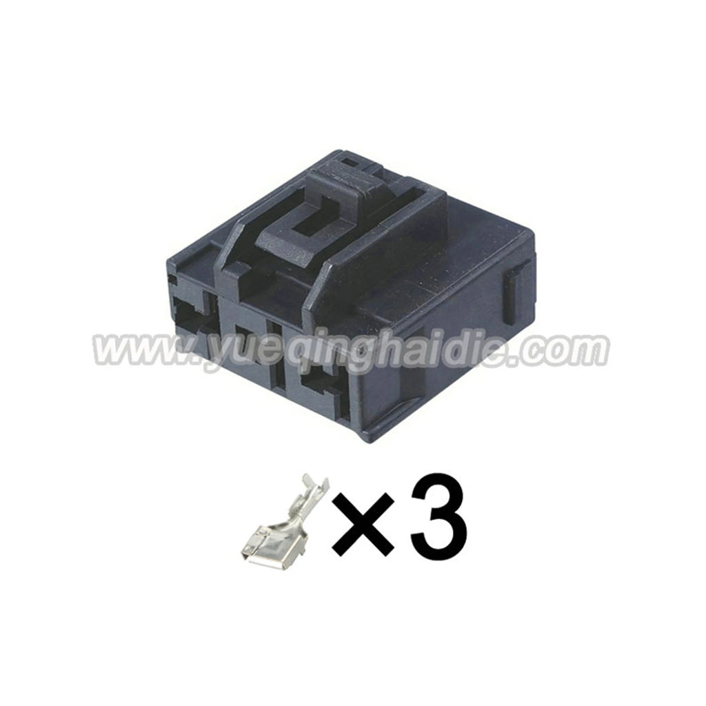 3-Pin Connectors Unsealed 7.8mm Male Female Connectors Automotive Electrical Wire Harness Cable Socket 7282-3030 7283-3030