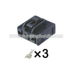 3-Pin Connectors Unsealed 7.8mm Male Female Connectors Automotive Electrical Wire Harness Cable Socket 7282-3030 7283-3030