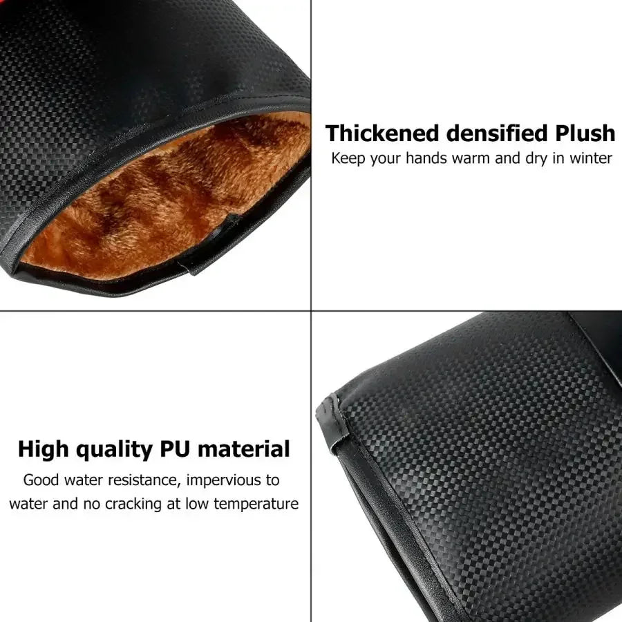 Motorcycle Handlebar Gloves Waterproof Windproof Winter Warm Gloves Motor Scooter Electric Vehicles Reflective Motocycle Amagi