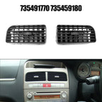 2pcs Center Air Vent Swivel Diffuser 735459180 For Fiat Linea Grande Punto For Doblo Car Internal Air Vent Grille Diffuser