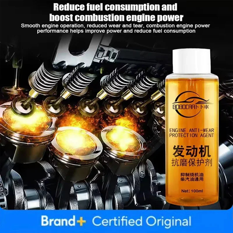 100ml Engine Anti-wear Agent Protective Engine Oil Car Reduction Fine Eliminator Jitter Additive Noise Additive Mainten Amagi