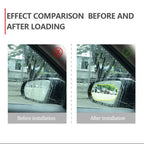 2PCS Car Rearview Mirror Cover Anti-Fog Anti-glare Rainproof Film Clear Sight Safe Driving Auto Protection Car Glass Amagi