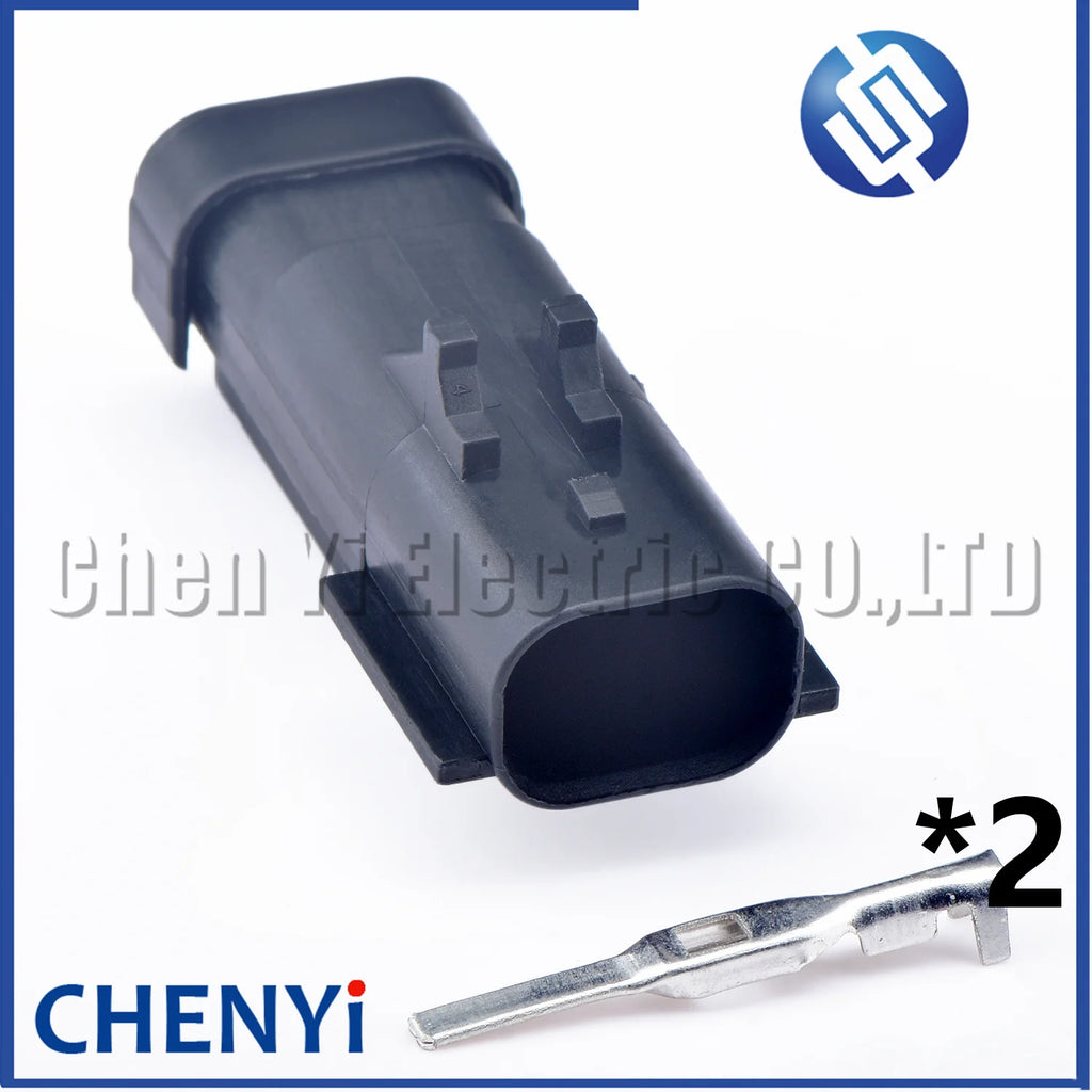 2 Pin auto waterproof Temperature sensor connector Air solenoid valve plug 54200206 54200210 For Cummins Jeep Lincoln Chrysler