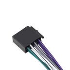 Universal Car Stereo Radio ISO Cable Adapter ABS Male Plug To Female Connector Wiring Harness