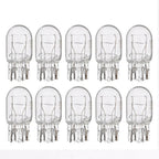 10 Pcs 5/21W Clear Glass Turn Signal Stop Brake Tail Light Bulbs LED Turn Singal Light Reverse Brake Backup Lamp Tail Light