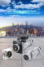 PLS20 WS20 TP20 Aviation Connector 20mm Opening Diameter 2-12 Pin Male Female Circular Plug Socket Metal Shell Waterproof IP67