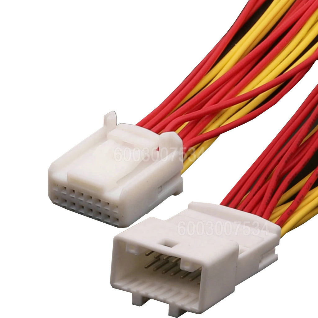 16 Pin Unsealed Male Female Connector Cable Motorcycle Electrical Harnesses Wiring Harness Housing 1473410-1 1318386-1 1717109-1