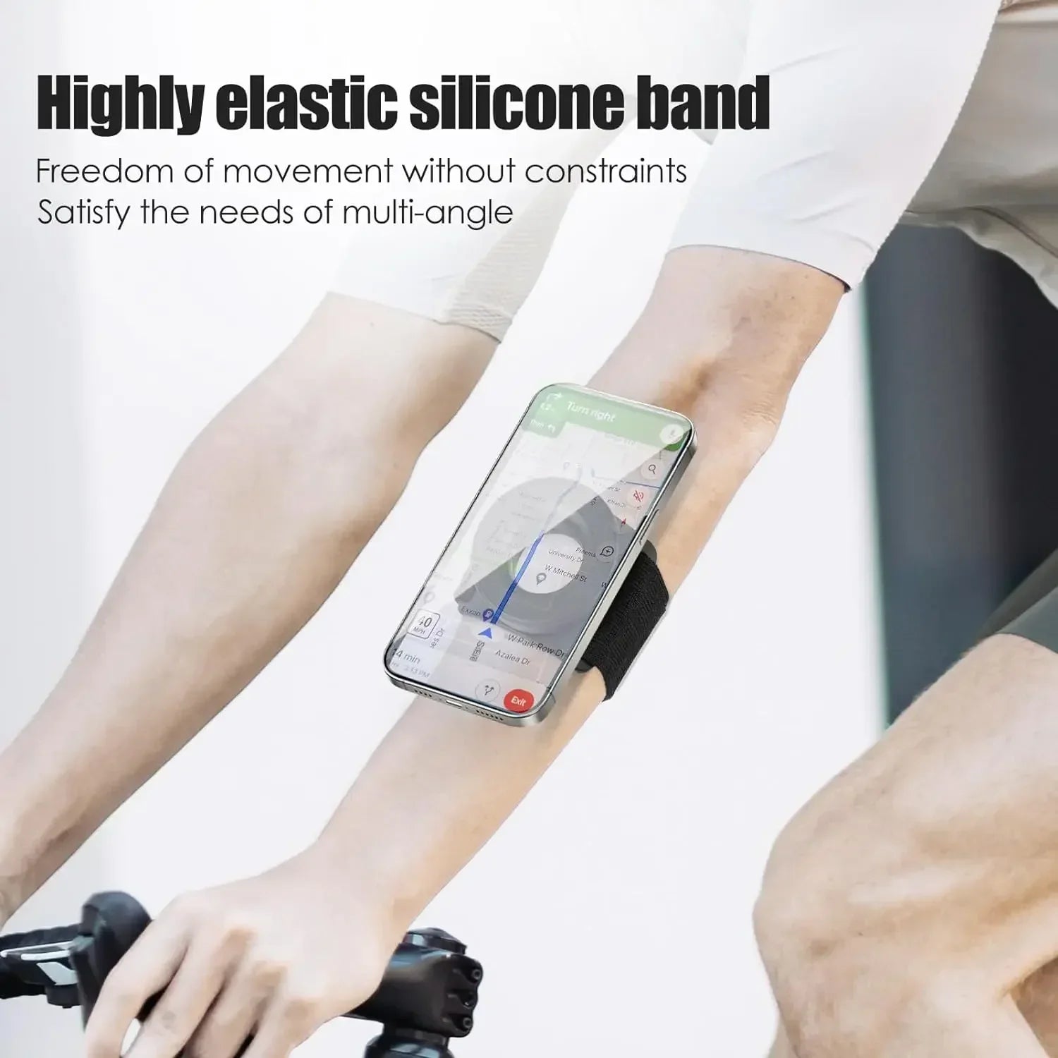 Strong Magnetic Suction Phone Holder with Wrist Strap Arm Mount for IPhone 12-16 Pro Max Samsung Mobile Bracket Amagi