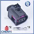 2 Pin male or female auto waterproof Connectors Wire harness Plug For Horn injector plug 4D0971992