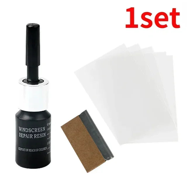Car Glass Repair Window Cracks Gone Kit Remove Scratch Automobile Truck Motorcycles Broken Repair Windscreen Recovery Set Tools