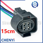 4 Pin female Automotive waterproof connector Car Light Lamp Wire harness Plug 1H0973734 1H0 973 734