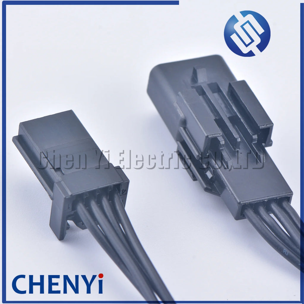 Black 4 Pin female Automotive Connectors 1379658 CONN PLUG HSG shell sheath 1379658-1 with 15cm wires