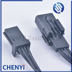 Black 4 Pin female Automotive Connectors 1379658 CONN PLUG HSG shell sheath 1379658-1 with 15cm wires