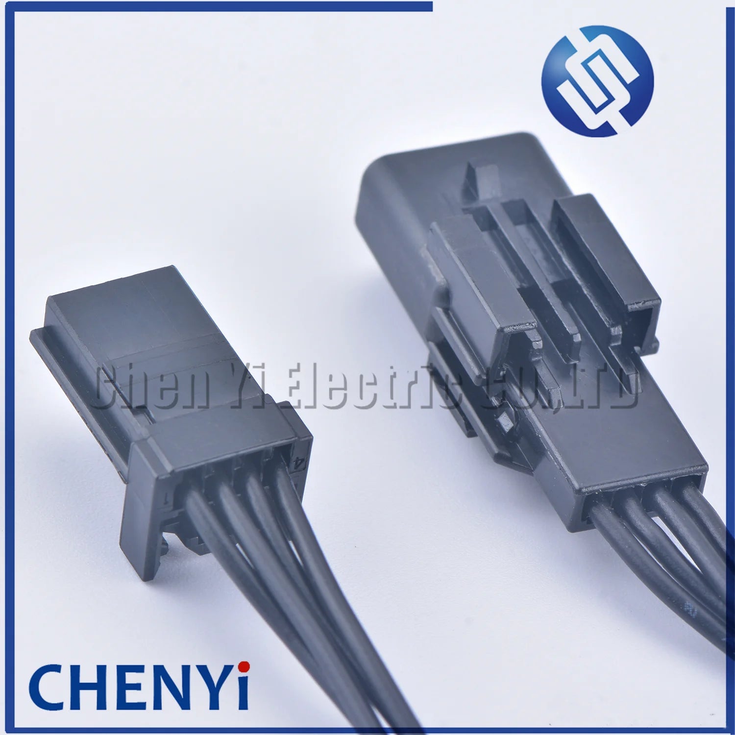 Black 4 Pin female Automotive Connectors 1379658 CONN PLUG HSG shell sheath 1379658-1 with 15cm wires