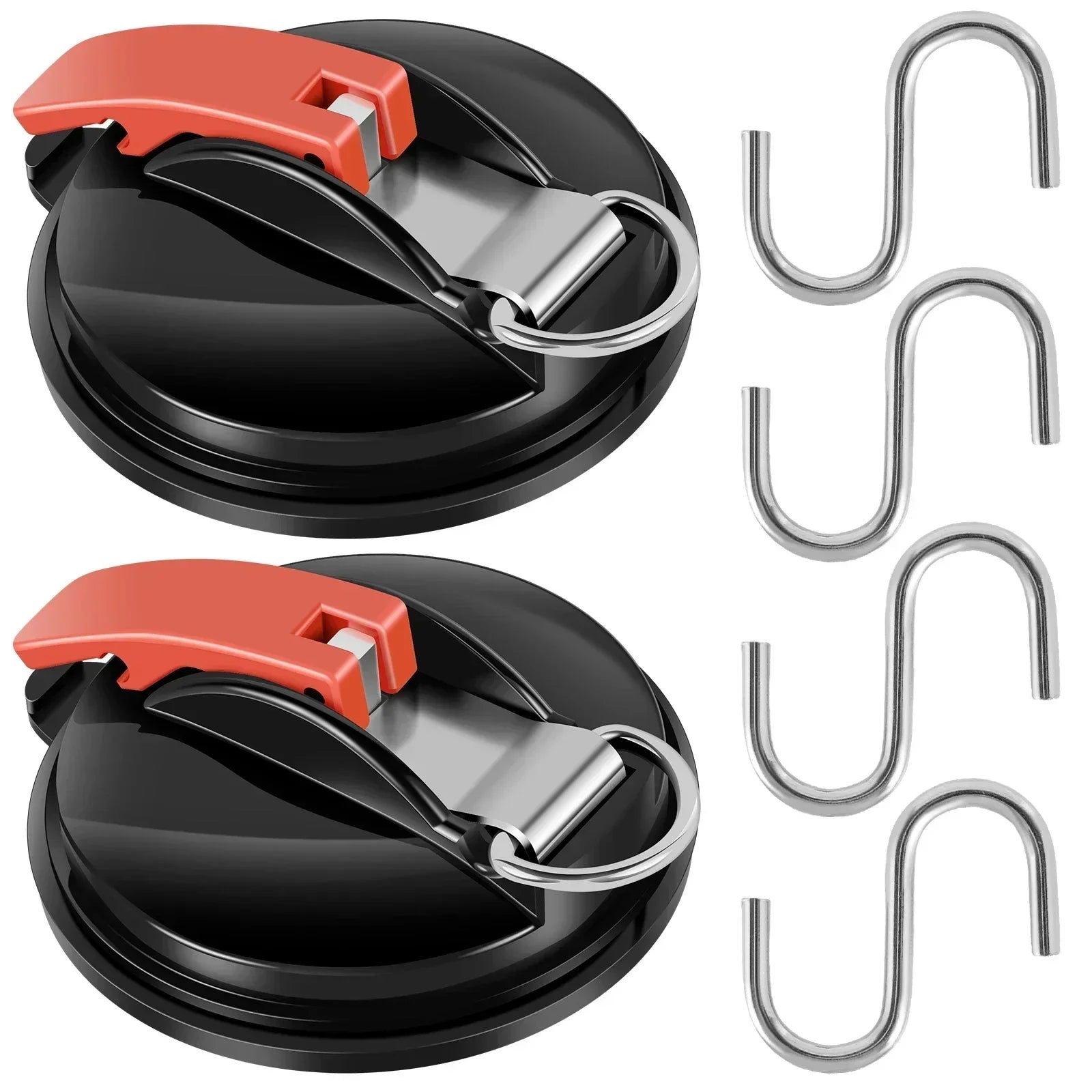 1/2/3/4Pcs Car Truck Tent Suction Multi-function Camping Tent Securing Hook Auto Accessories Vacuum Suction Cup Car Amagi