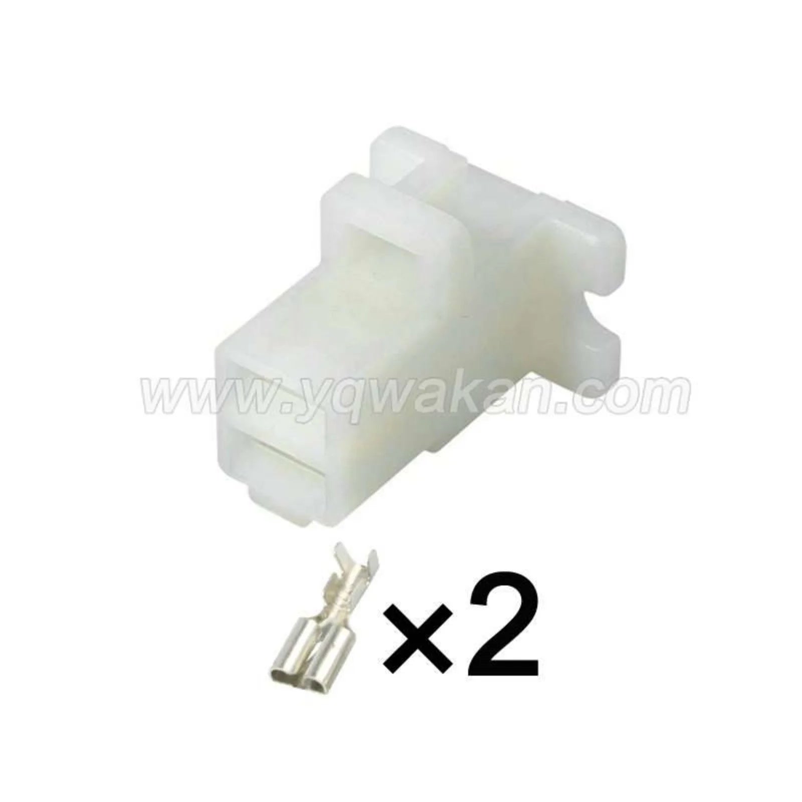 2PIN Connector Unsealed 6.3mm Series Male Female Connectors Auto Motorcycle Wiring 6120-3523 6110-4623