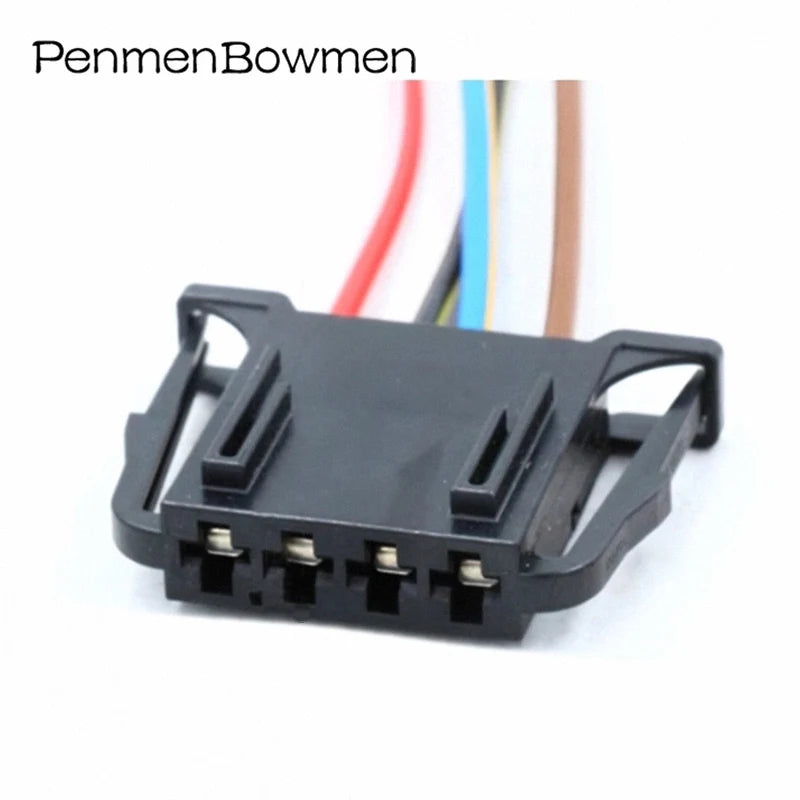 1 Pcs 4 Pin Car Door Woofer Plug Brake Light Tail Lamp Electronic Connector Wire Harness Cable 4D0972704 For A4