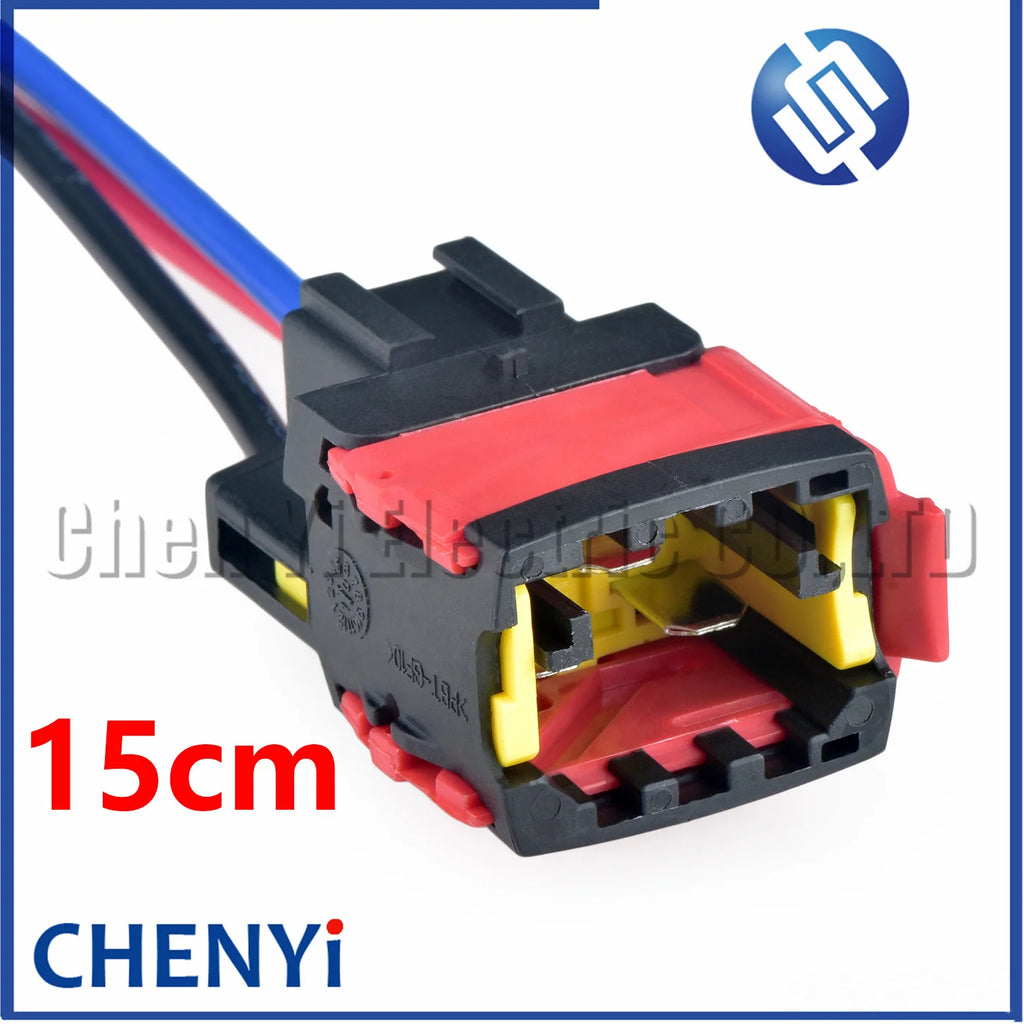 3 Pin Auto Fuse box connector Engine cooling fan harness plug 1544226-1 1544225-1 1544225-3 1544226-3 For Peugeot Citroen
