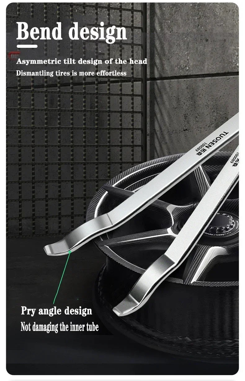 Car Tire Mounting Tools with Comfortable Handle Easy to Use Tire Disassembly Rod for Emergencies Tire Changes & Workshops