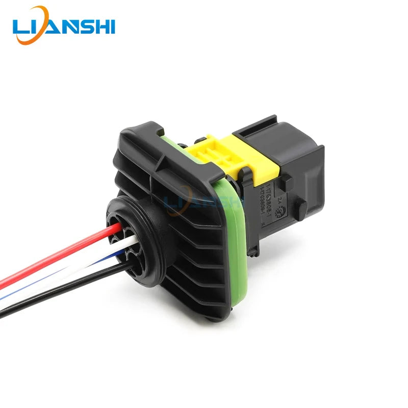 4-hole new energy vehicle connector 1-1418390-1 Wiring harness plug waterproof sheath fixed buckle 2-1418390-1 1-1703808-1