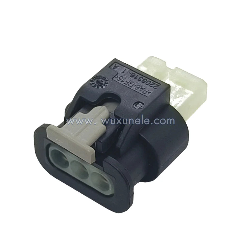 10 Sets 3 Pin 2-1718644-1 Sealed Female Male Wire Connector for Camshaft Sensor VW 4F0973703 Plug