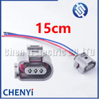 3 Pin Auto Connectors knock sensor camshaft position sensor high pressure oil pump Wire harness Plug 3B0973703 G 3B0 973 703G