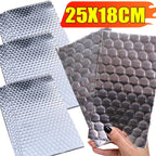 Car Soundproofing Mat Closed Cell Foam Shock Absorption for Thermal Noise Insulation Car Hood 25X18CM Rv Camper Insulation Mat