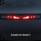 For Tesla Model 3 Highland Car High Mounted Taillight Brake Lamp Car Brake Projection Board PVC Tail Light Emblem Stickers Amagi