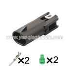 Delphi 2 Pin Connector Waterproof 1.5mm Male Female Connectors Automotive Terminal Wiring Harness Cable Socket 13543639 15449028