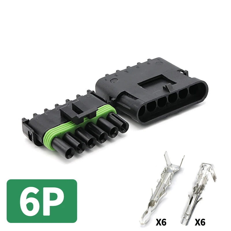 2.5 Series Automotive Waterproof Connector 1/2/3/4/6Pin Male And Female Plugs Haltech MAP TPS Wire Connector For GM