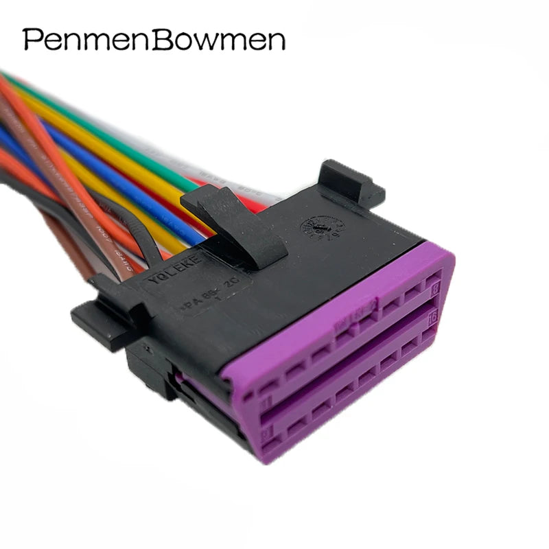 1 Set 16 Pin Auto OBD Diagnostic Housing Electrical Cable Connectors Female Wire Harness Plug For 3A0972695A
