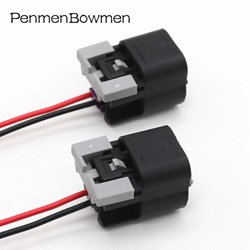 1 Set 2 Pin Car Camshaft Intake Exhaust VVT Solenoid Valve Electrical Connectors Wire Harness Plug for 15336004 15355319