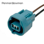 1 Set 2 Pin Auto Front Rear Fog Lamp Electrical Cable Connectors Waterproof Female Wire Harness Plug For 6189-0238