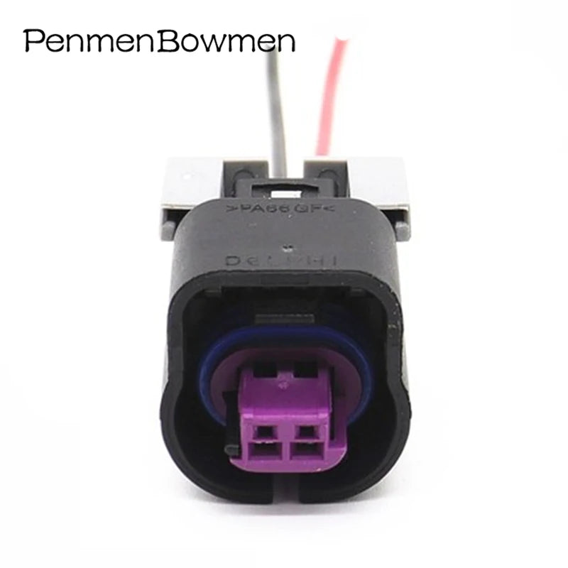 1 Set 2 Pin Car Camshaft Intake Exhaust VVT Solenoid Valve Electrical Connectors Wire Harness Plug for 15336004 15355319