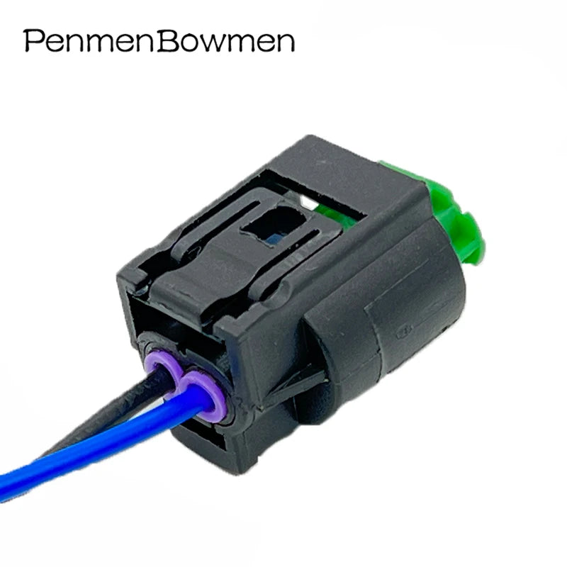1 Set 2 Pin Car Air Temp Reverse Radar ABS Plug Wire Harness Waterproof Electronic Connector 8E0973202 1-967644-1 968405-1
