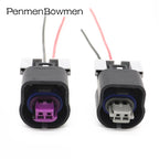 1 Set 2 Pin Car Camshaft Intake Exhaust VVT Solenoid Valve Electrical Connectors Wire Harness Plug for 15336004 15355319